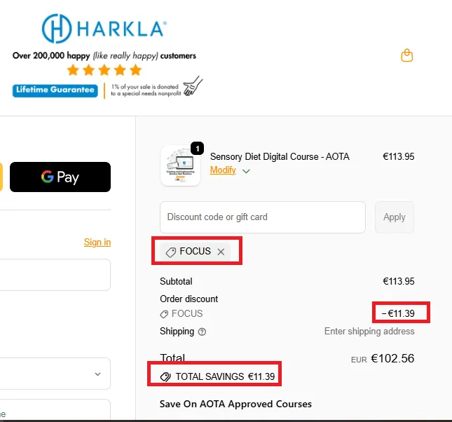 Harkla 20% OFF Coupon